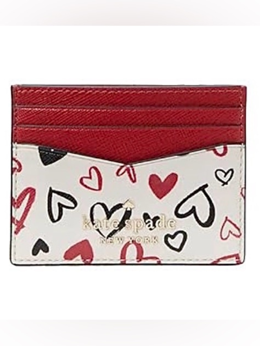 Kate Spade Small Heart Card Holder - NIB